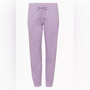 Aritzia TNA Sweatfleece Cozy Fleece Boyfriend Fit Jogger Lavender Purple XS